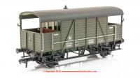 38-918 Bachmann SE&CR 25 Ton Dance Hall Brake Van number DS55466 - BR Departmental Olive Green